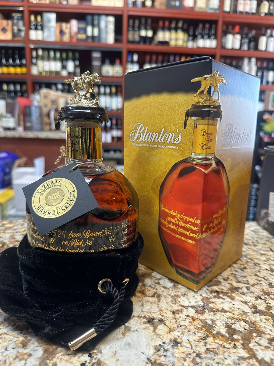 Blanton's Gold Single Barrel Folsom Wine Store Pick Kentucky