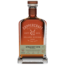 Load image into Gallery viewer, Coppercraft Distillery Straight Rye Whiskey 750ml