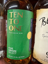 Load image into Gallery viewer, Ten to One Five Origin Select Caribbean Rum 750ml