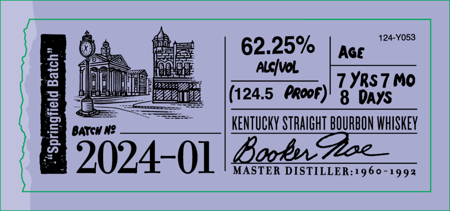 Booker's 2024-01 Springfield Batch Kentucky Straight Bourbon Whiskey 7