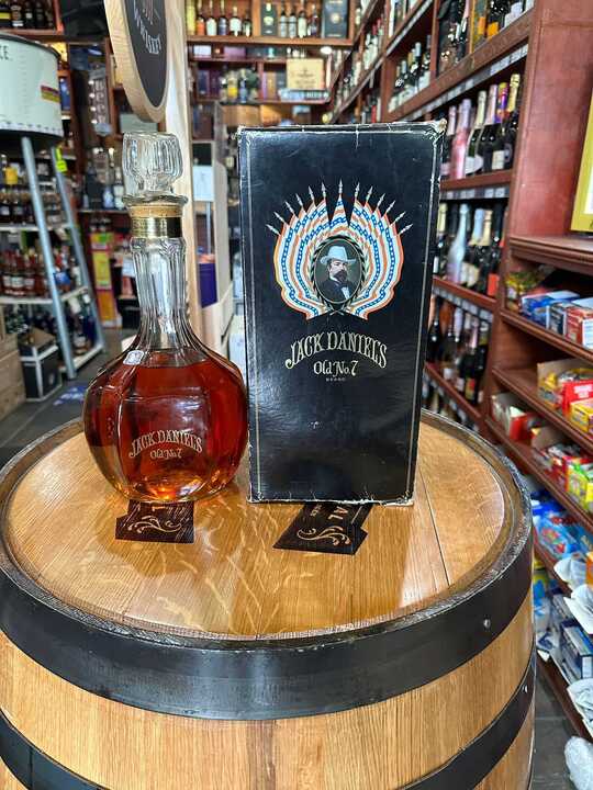1985 Jack Daniel's Black Label Old No.7 Inaugural Bottle 1.75Lt