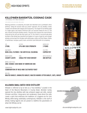 Load image into Gallery viewer, Killowen Barantuil Cognac Cask Finish 3 Year Old Single Pot Still Irish Whiskey 375ml