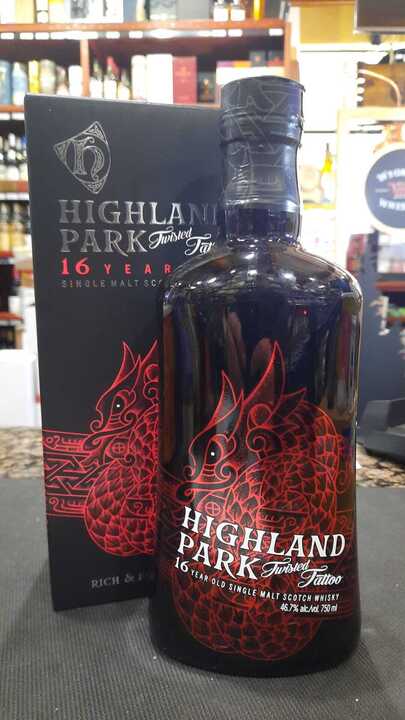 Highland Park Twisted Tattoo 16 Year Old Single Malt Scotch