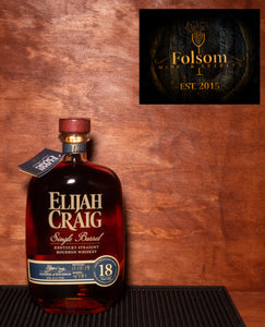 Elijah Craig 18 Year Old Single Barrel Bourbon Whiskey 750ml