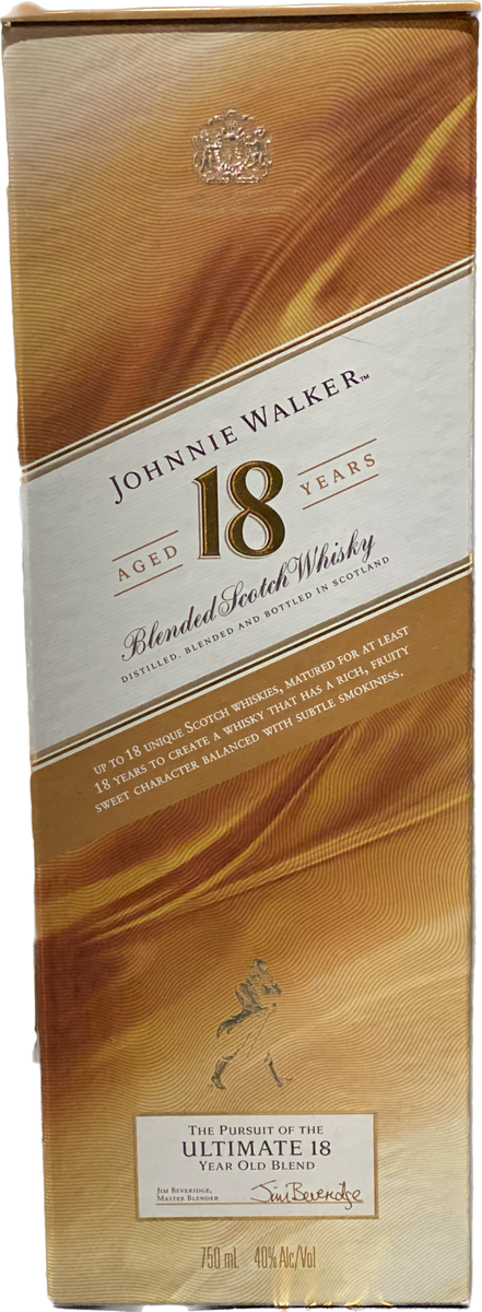 Johnnie Walker Gold Label 18 Year Old Blended Scotch Whisky 750ml Johnnie Walker Gold Label 18 Year Old Blended Scotch Whisky 750ml