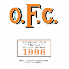 Load image into Gallery viewer, 1996 Buffalo Trace O. F. C. Vintage Straight Bourbon Whiskey 750ml