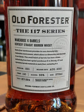 Load image into Gallery viewer, Old Forester The 117 Series Warehouse K Barrels Kentucky Straight Bourbon Whisky 375ml