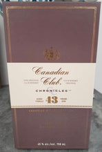 Load image into Gallery viewer, Canadian Club Chronicles 43 Year Old Whisky 750ml