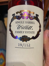 Load image into Gallery viewer, Willett 9 Year Old Family Estate Single Barrel Bourbon Whiskey Barrel #4248 750ml