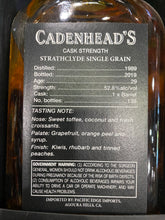 Load image into Gallery viewer, Cadenhead's Small Batch Strathclyde 29 Year Old Single Grain Scotch Whisky 750ml