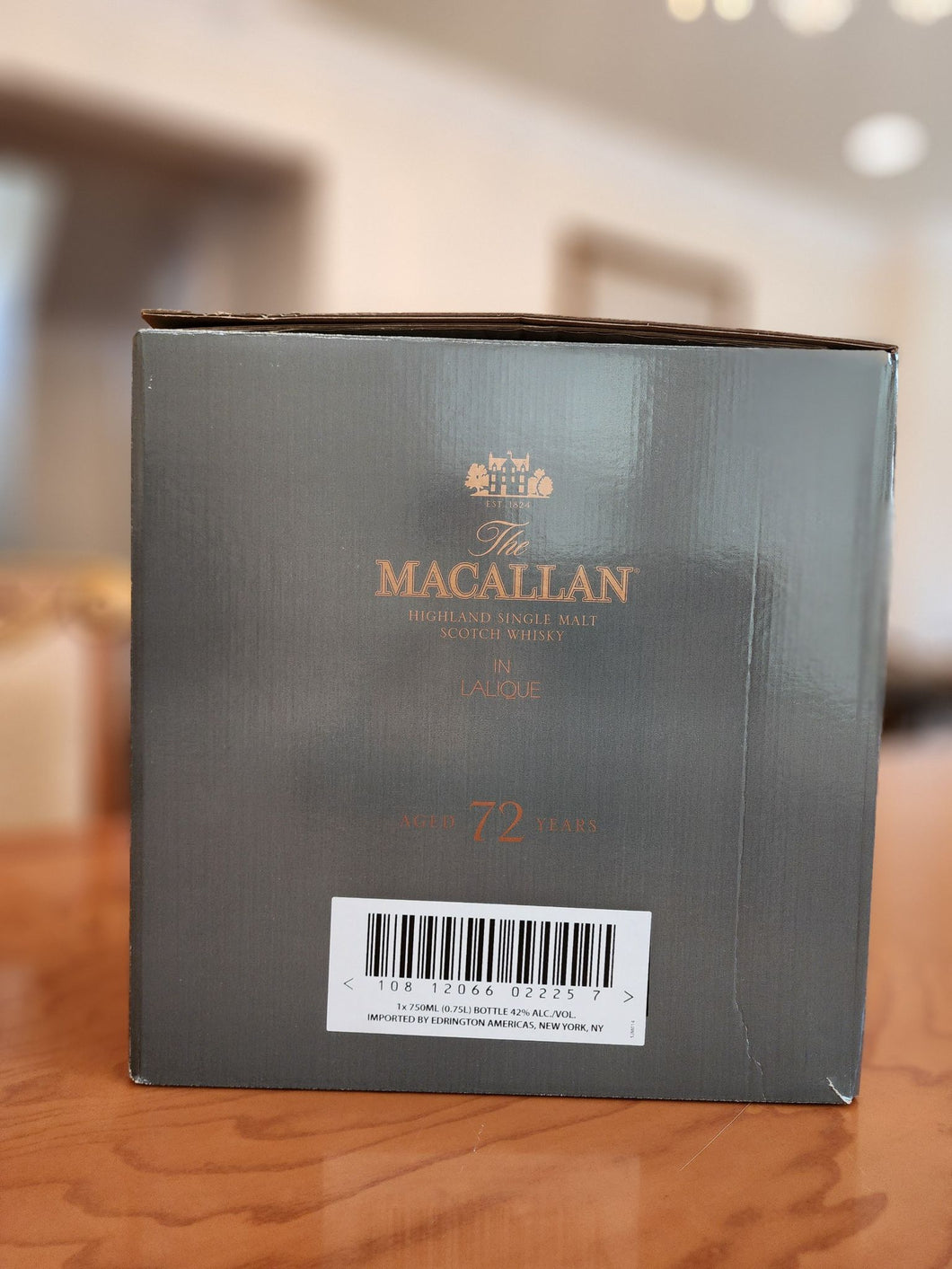 Macallan Lalique 72 Year Old Single Malt Scotch Whisky 750ml