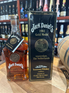 1981 Jack Daniel's Gold Medal Series Tennessee Whiskey Vintage