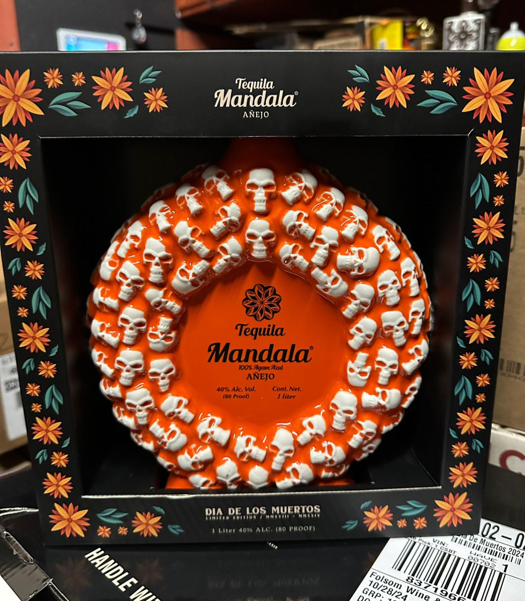 2024 Mandala Dia de los Muertos Day of the Dead Limited Edition Añejo Tequila 1Lt