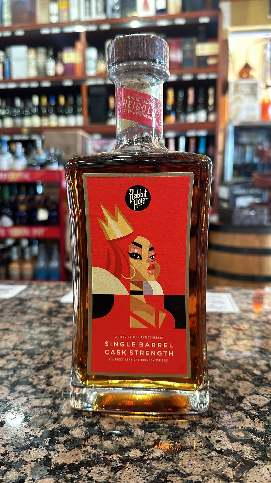 Rabbit Hole The Queen Single Barrel Cask Strength Straight Bourbon Whiskey 750ml