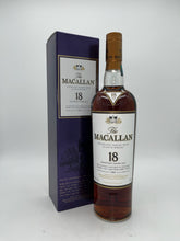 Load image into Gallery viewer, 1995 Macallan 18 Year Old Sherry Oak Single Malt Scotch Whisky 750ml
