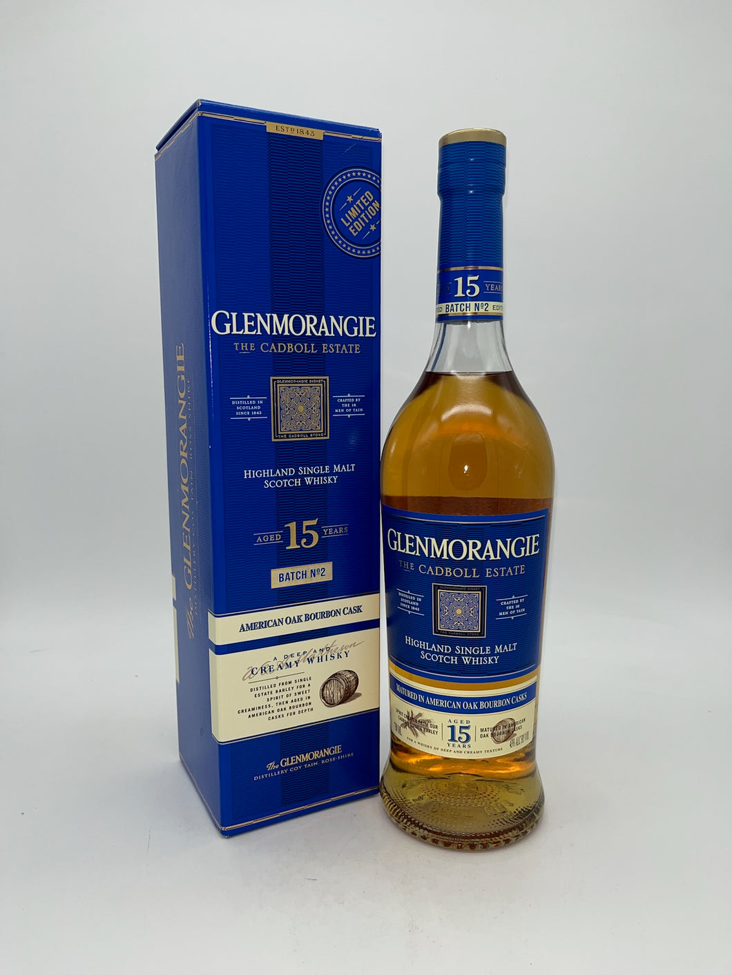 ウイスキー Glenmorangie 15 Year Old Limited Edition Glenmorangie The Cadboll Estate Limited Edition 15 Year Old Single Mal