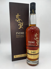 Load image into Gallery viewer, Indri Dru Cask Strength Single Malt Indian Whiskey 750ml
