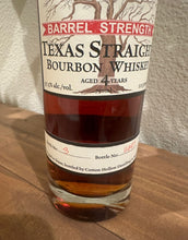 Load image into Gallery viewer, Cotton Hollow Barrel Strength 4 Year Old Batch 3 Texas Straight Bourbon Whiskey 750ml
