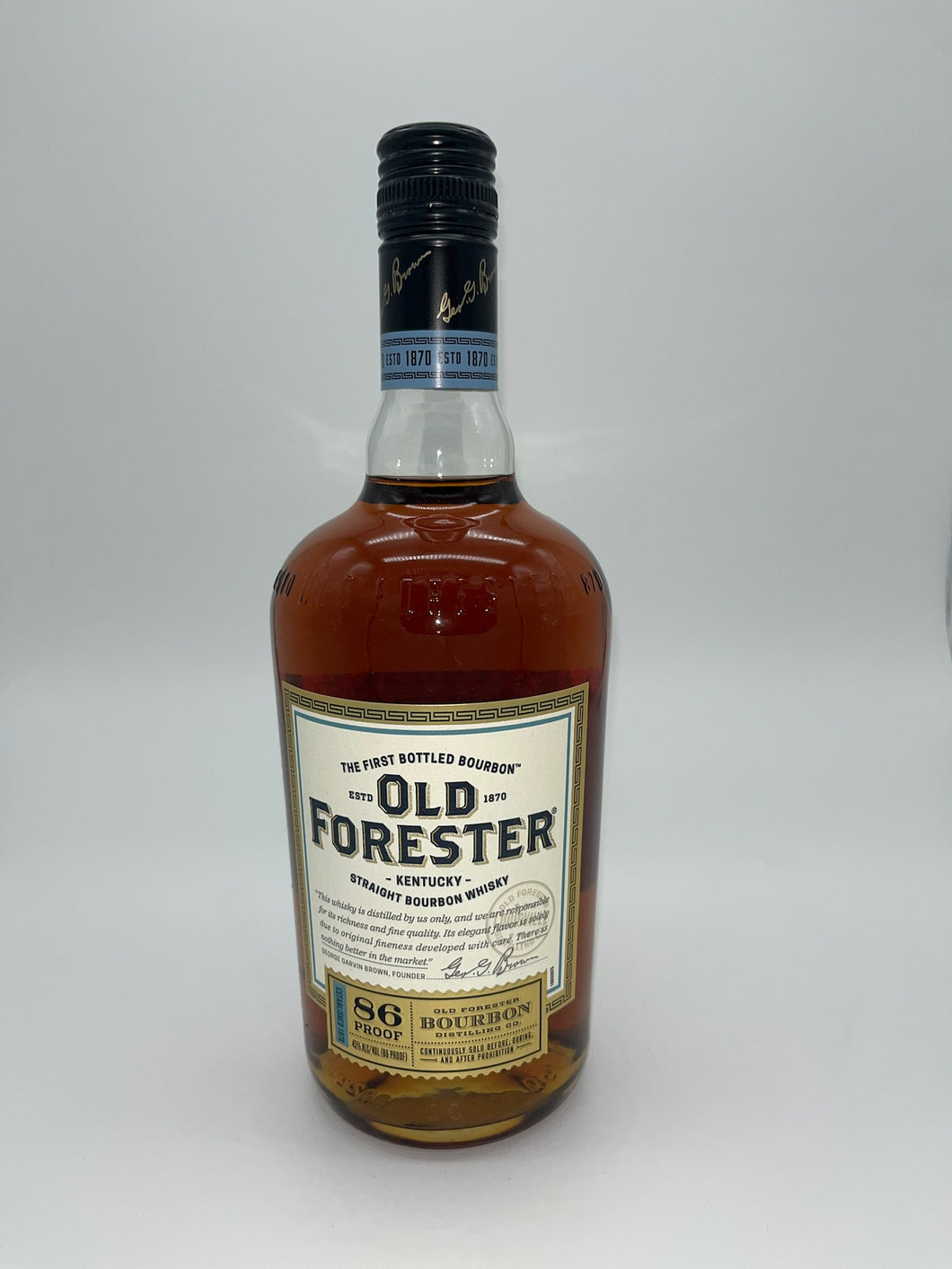 Old Forester 86 Proof Kentucky Straight Bourbon Whiskey 750ml