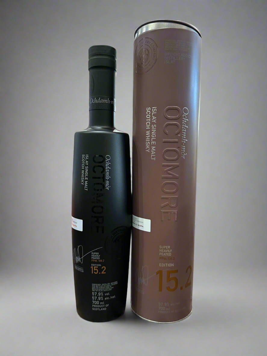 Bruichladdich Octomore Edition 15.2 Super Heavily Peated Single Malt Scotch Whiskey 700ml