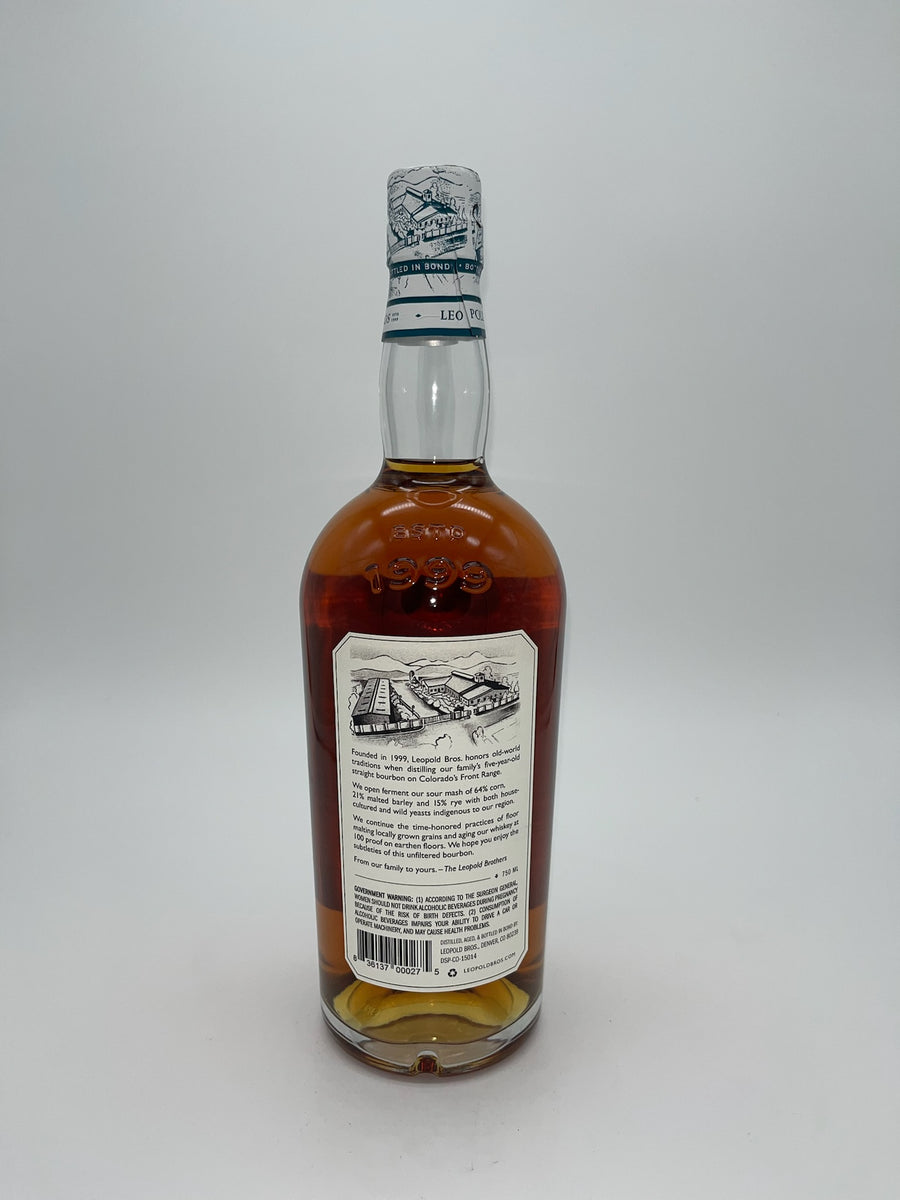 Leopold Bros Single Barrel 5 Year Old 100 Proof Maryland Rye Whiskey 7