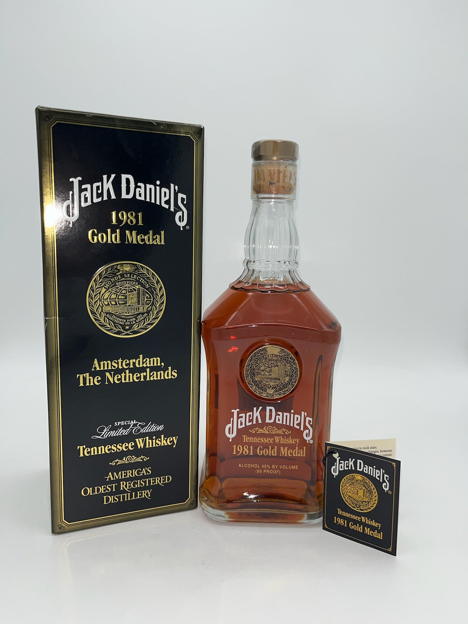 1981 Jack Daniel's Gold Medal Series Tennessee Whiskey Vintage