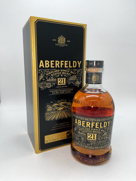 Aberfeldy 21 Year Old Single Malt Scotch Whisky 700ml