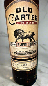 Old Carter Batch 14 Barrel Strength Straight American Whiskey 750ml