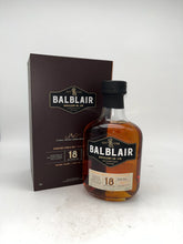 Load image into Gallery viewer, Balblair 18 Year Old Single Malt Scotch Whisky 750ml
