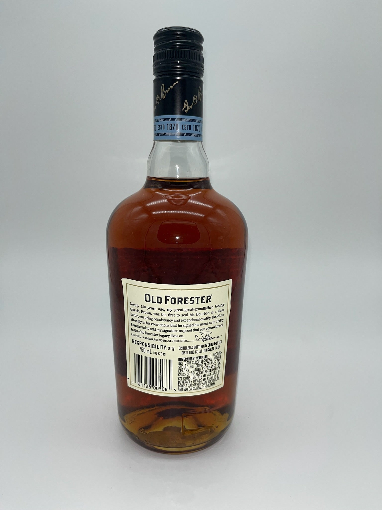 Old Forester 86 Proof Kentucky Straight Bourbon Whiskey 750ml