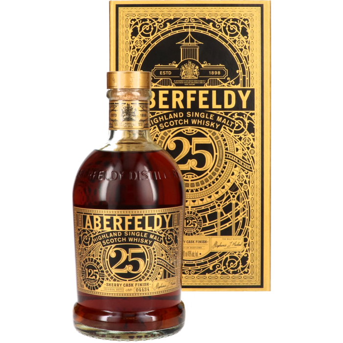 Aberfeldy 25 Year Old 125th Anniversary Limited Edition Single Malt Scotch Whisky 700ml