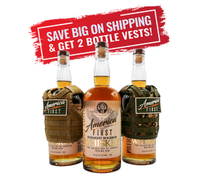 America First Bourbon Whiskey 3-Pack 750ml
