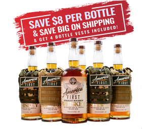 America First Bourbon Whiskey 6-Pack 750ml