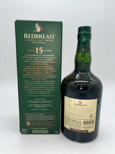 Load image into Gallery viewer, Redbreast 15 Year Old Pure Pot Still Single Malt Irish Whiskey 750ml
