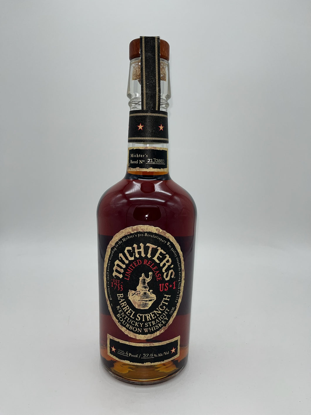 Michter's US-1 Limited Release Barrel Strength Barrel #21J2883 Kentuck