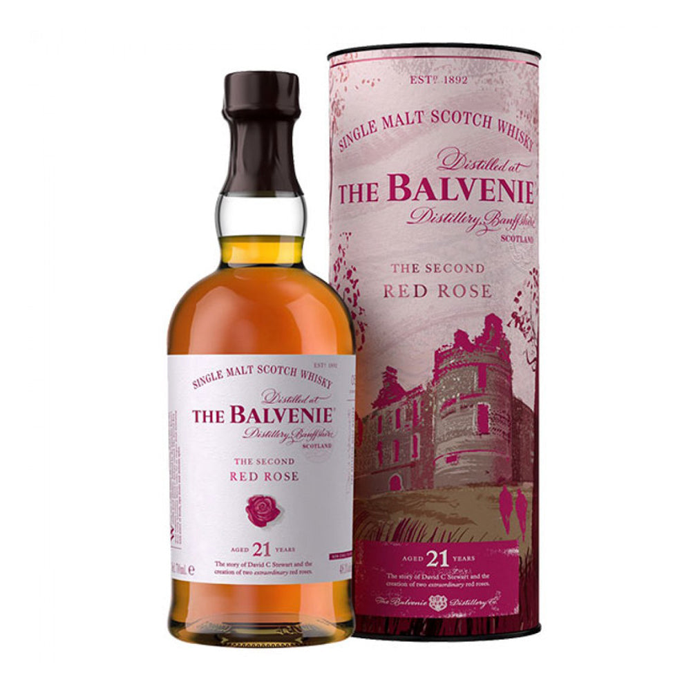 Balvenie The Second Red Rose 21 Year Old Single Malt Scotch Whisky 750
