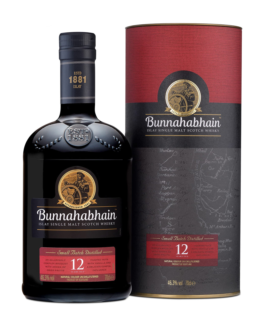 Bunnahabhain 12 Year Old Single Malt Scotch Whisky 750ml