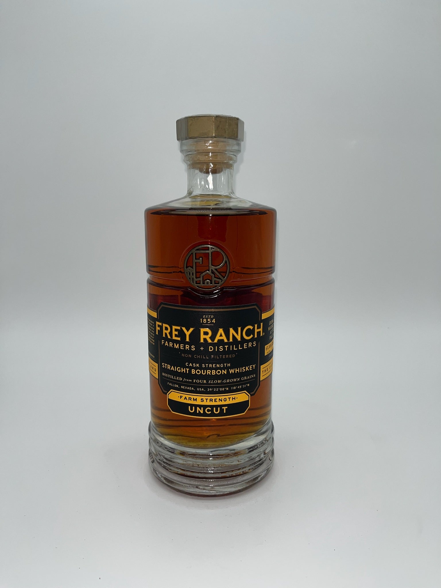 Frey Ranch Farm Frey Ranch Farm Strength Uncut Straight Bourbon Whiskey 750ml