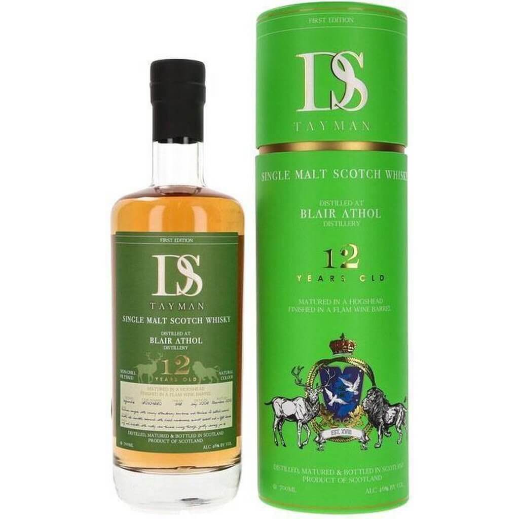 DS Tayman Blair Athol 12 Year Old Single Malt Scotch Whisky 750ml