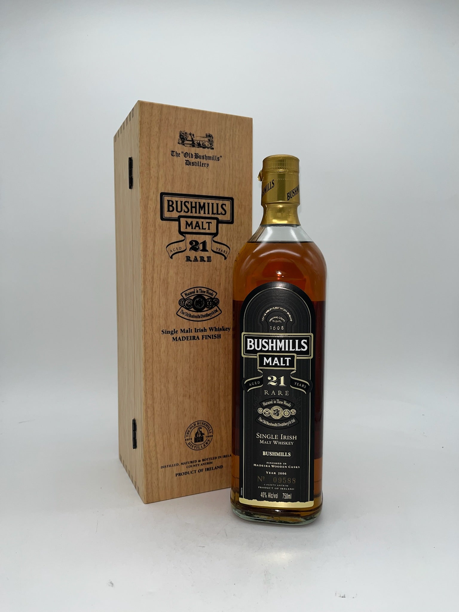 2006 Bushmills 21 Year Old Single Malt Irish Whiskey 750ml