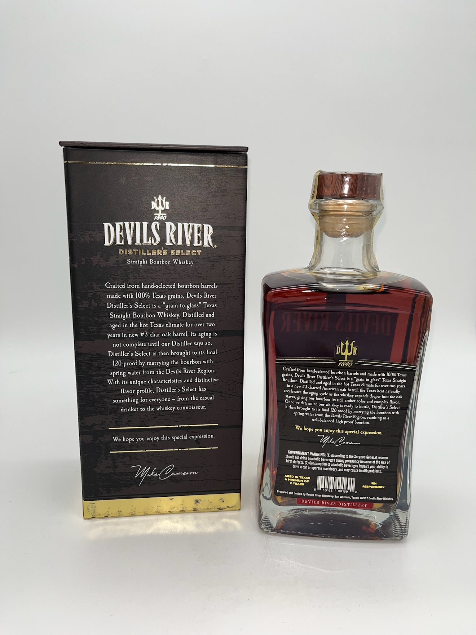 Devils River Distiller's Select Straight Bourbon Whiskey 750ml