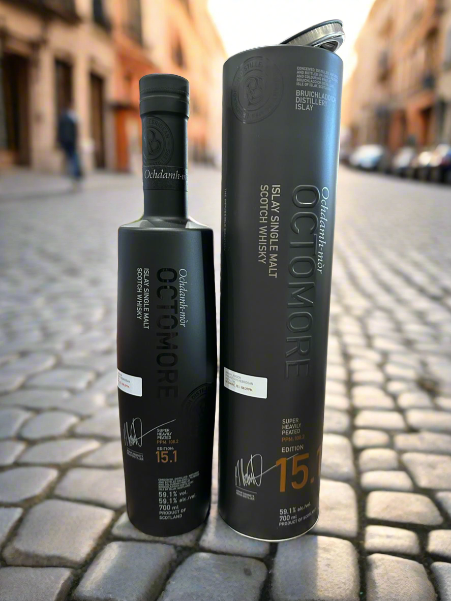 Bruichladdich Octomore Edition 15.1 Super Heavily Peated Single Malt Scotch Whiskey 700ml