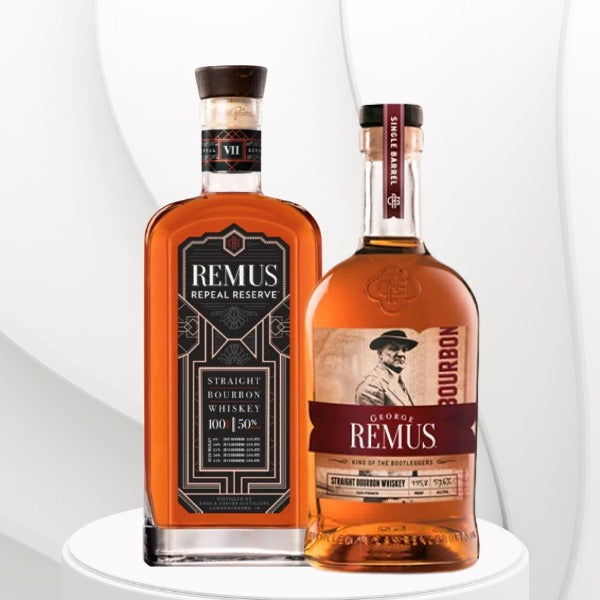 George Remus Single Barrel Store Pick & George Remus Repeal Reserve Series VII Bourbon Whiskey Combo Pack