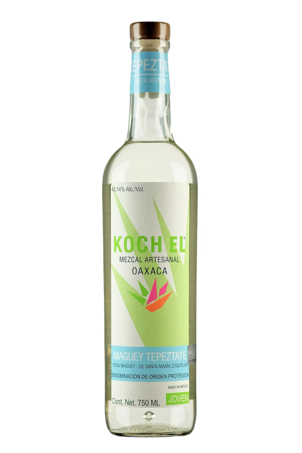 Koch el Mezcal Tepeztate Mezcal Artesanal 750ml