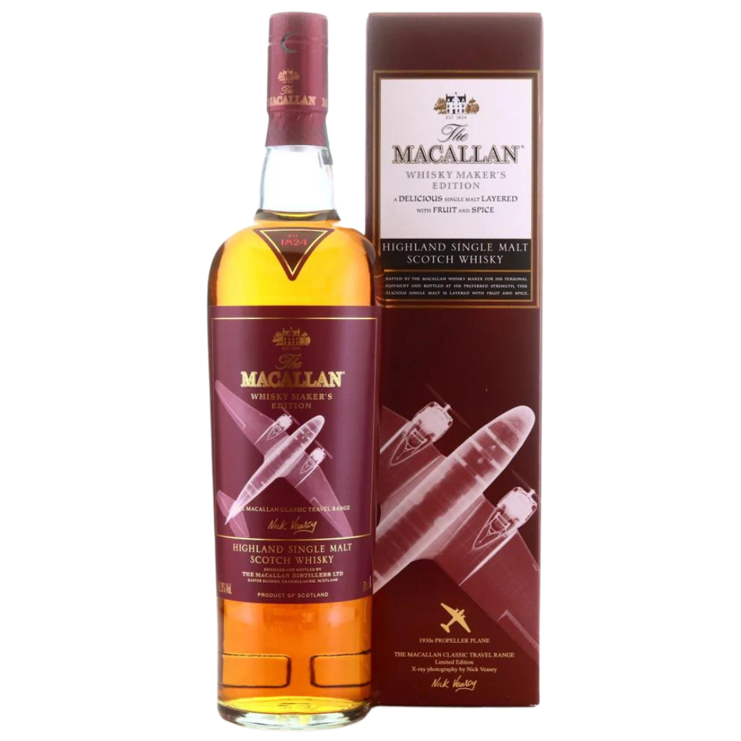 1930 Macallan Whisky Maker's Edition Propeller Plane Single Malt Scotc