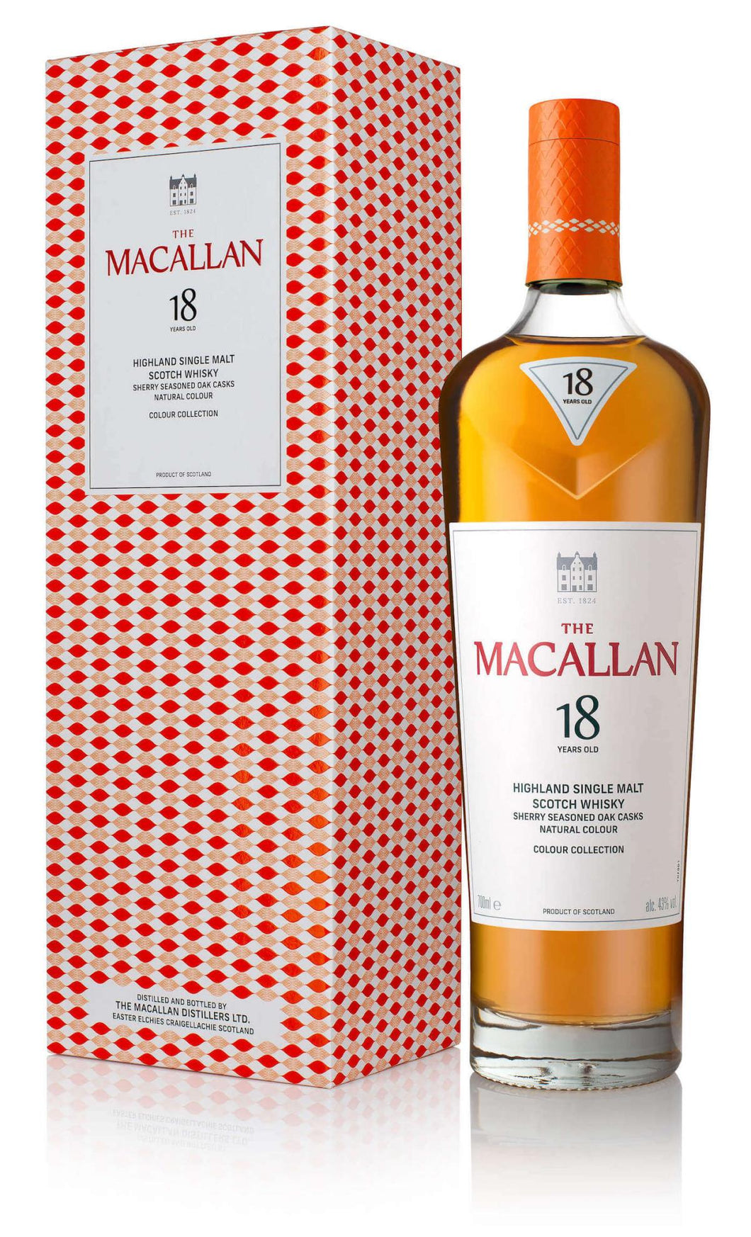 Macallan Colour Collection 18 Year Old Single Malt Scotch Whisky 750ml