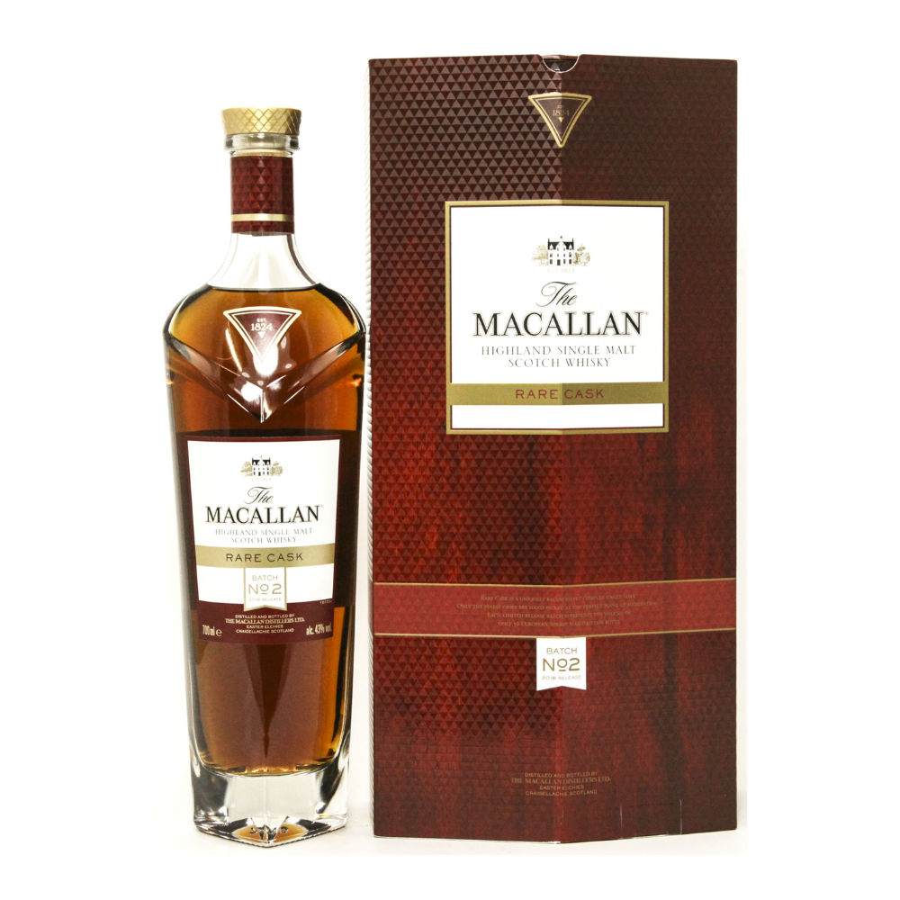 ウイスキー MACALLAN Rare Cask No.2 Macallan Rare Cask Batch No. 2 Single Malt Scotch Whisky 700ml