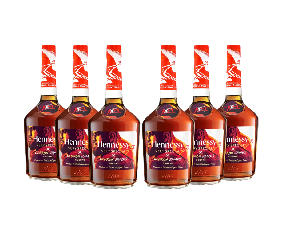 Hennessy V.S. x LeBron James Cognac 750ml - 6 Pack