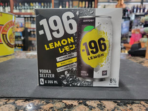 Suntory - 196°C Strong Lemon Vodka Seltzer 4-Pack