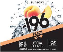 サワーページ Suntory - 196°C Strong Peach Vodka Seltzer 4-Pack